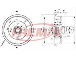 FREMAX BD-1512 stabdžių būgnas 
 Stabdžių sistema -> Būgninis stabdys -> Stabdžių būgnas
115 330 192, 191 501 615 A, 1H0 501 615 A