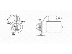 MAGNETI MARELLI 943253101010 starteris 
 Elektros įranga -> Starterio sistema -> Starteris
5802C3, 5802C4, 5802H7, 5802J4