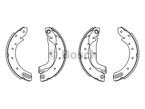 BOSCH 0 986 487 566 stabdžių trinkelių komplektas 
 Techninės priežiūros dalys -> Papildomas remontas
44060 9C025