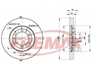 FREMAX BD-9050 stabdžių diskas 
 Stabdžių sistema -> Diskinis stabdys -> Stabdžių diskas
8.94375416.3, 8.97034034.3, 97034034