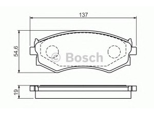 BOSCH 0 986 461 139 stabdžių trinkelių rinkinys, diskinis stabdys 
 Techninės priežiūros dalys -> Papildomas remontas
45022-SA6-672, 45022-SH3-A02, 41060 2Y990