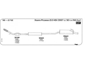 AKS DASIS SGCI153 išmetimo sistema