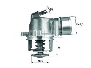 MAHLE ORIGINAL TI 208 87D termostatas, aušinimo skystis 
 Aušinimo sistema -> Termostatas/tarpiklis -> Thermostat
120 200 00 15, 120 203 02 75