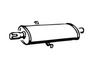 WALKER 70875 vidurinis duslintuvas 
 Išmetimo sistema -> Duslintuvas
7644832
