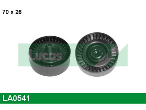 LUCAS ENGINE DRIVE LA0541 kreipiantysis skriemulys, V formos rumbuotas diržas 
 Diržinė pavara -> V formos rumbuotas diržas/komplektas -> Laisvasis/kreipiamasis skriemulys