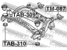 FEBEST TM-087 stebulės laikiklio įvorė 
 Ašies montavimas/vairavimo mechanizmas/ratai -> Ašies atrama/ašies korpusas/ašies montavimas -> Pasukamojo veleno sujungimas
52205-22030