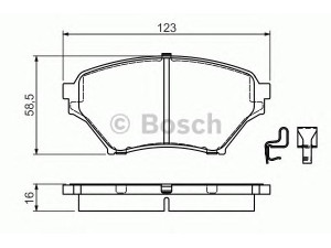BOSCH 0 986 494 225 stabdžių trinkelių rinkinys, diskinis stabdys 
 Techninės priežiūros dalys -> Papildomas remontas
N0Y33328Z, N0Y73328Z, N0Y9 33 23Z