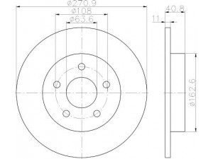 MINTEX MDC2358 stabdžių diskas 
 Stabdžių sistema -> Diskinis stabdys -> Stabdžių diskas
1704765, BV612A315BA