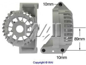 WAIglobal 21-238 montavimas, kintamosios srovės generatorius