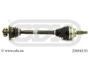 CDX 230543/51 kardaninis velenas 
 Ratų pavara -> Kardaninis velenas
7711135277