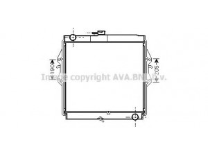 AVA QUALITY COOLING TO2460 radiatorius, variklio aušinimas
1640067190