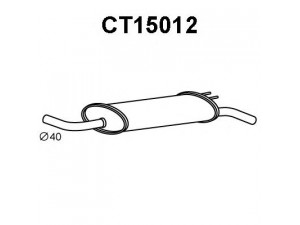 VENEPORTE CT15012 galinis duslintuvas 
 Išmetimo sistema -> Duslintuvas
172549, 7910030845