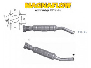 MAGNAFLOW 71608 katalizatoriaus keitiklis 
 Išmetimo sistema -> Katalizatoriaus keitiklis
5278126AF