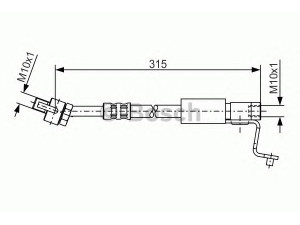 BOSCH 1 987 476 811 stabdžių žarnelė 
 Stabdžių sistema -> Stabdžių žarnelės
1051514, 97AG 2078 AA