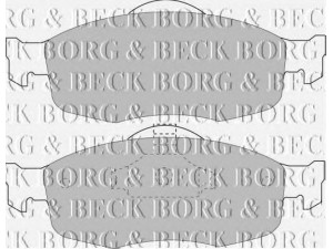 BORG & BECK BBP1416 stabdžių trinkelių rinkinys, diskinis stabdys 
 Techninės priežiūros dalys -> Papildomas remontas
06668586, 06827588, 1073731, 1079347