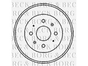 BORG & BECK BBR7171 stabdžių būgnas