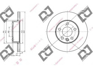 DJ PARTS BD1502 stabdžių diskas 
 Dviratė transporto priemonės -> Stabdžių sistema -> Stabdžių diskai / priedai
701615301G