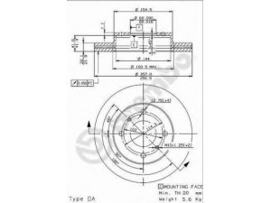 BREMBO 09.5449.14 stabdžių diskas 
 Stabdžių sistema -> Diskinis stabdys -> Stabdžių diskas
4020671E01, 4020671E02, 4020671E05