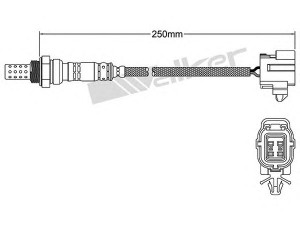 WALKER PRODUCTS 250-24634 lambda jutiklis 
 Elektros įranga -> Jutikliai
K806 18 861A