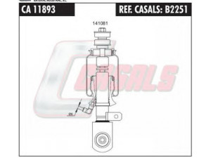 CASALS B2251 amortizatorius, kabinos pakaba 
 Kėbulas -> Vairuotojo kabina -> Pakaba, vairuotojo kabina
5010552241, 7420898055, 7482052893