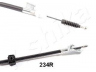ASHIKA 131-02-234R trosas, stovėjimo stabdys 
 Stabdžių sistema -> Valdymo svirtys/trosai
46420-02121