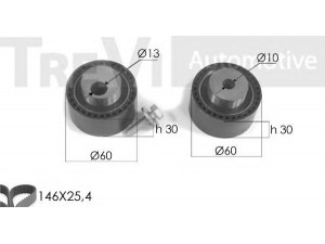 TREVI AUTOMOTIVE KD1211 paskirstymo diržo komplektas 
 Techninės priežiūros dalys -> Papildomas remontas
083160, 083161, 9400831609, 9400831609