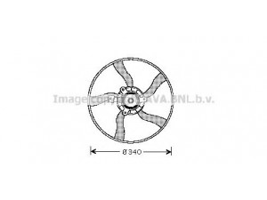 AVA QUALITY COOLING CN7532 ventiliatorius, radiatoriaus 
 Aušinimo sistema -> Oro aušinimas
125396