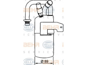 HELLA 8FT 351 335-011 džiovintuvas, oro kondicionierius 
 Oro kondicionavimas -> Džiovintuvas
1 148 792, 1 148 935, 1 209 041