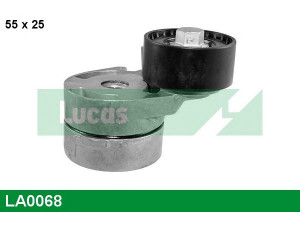 LUCAS ENGINE DRIVE LA0068 įtempiklio skriemulys, V formos rumbuotas diržas 
 Diržinė pavara -> V formos rumbuotas diržas/komplektas -> Įtempiklio skriemulys