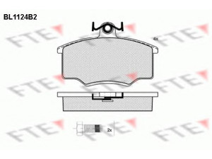 FTE BL1124B2 stabdžių trinkelių rinkinys, diskinis stabdys 
 Techninės priežiūros dalys -> Papildomas remontas
77 01 201 059, 77 01 201 449, 77 01 201 456