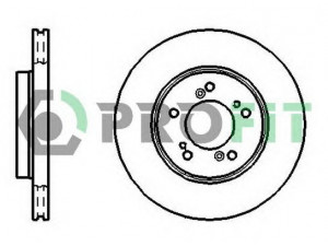 PROFIT 5010-0829 stabdžių diskas 
 Stabdžių sistema -> Diskinis stabdys -> Stabdžių diskas
45251S2HN00, 45251SP0000, 45251SP0E00