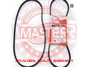 MASTER-SPORT 2PJ845-PCS-MS V formos rumbuoti diržai 
 Techninės priežiūros dalys -> Techninės priežiūros intervalai
3A0119137C, 3A0119137C