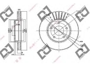 DJ PARTS BD1064 stabdžių diskas 
 Dviratė transporto priemonės -> Stabdžių sistema -> Stabdžių diskai / priedai
40206-3Y502, 40206-4U105, 40206-4U107