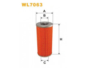 WIX FILTERS WL7063 alyvos filtras 
 Techninės priežiūros dalys -> Techninės priežiūros intervalai
105000604000, 105000631700, 105140603000
