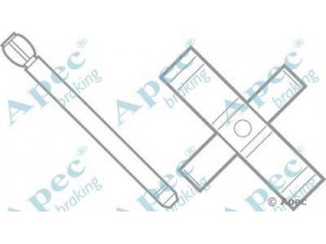 APEC braking KIT209 priedų komplektas, stabdžių trinkelė 
 Stabdžių sistema -> Būgninis stabdys -> Dalys/priedai