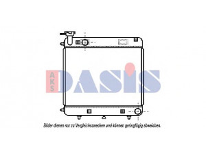 AKS DASIS 130500T radiatorius, variklio aušinimas 
 Aušinimo sistema -> Radiatorius/alyvos aušintuvas -> Radiatorius/dalys
6015005103, 6015006803, 6015006903