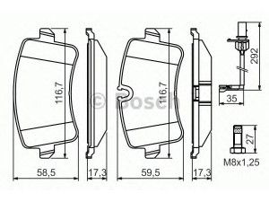 BOSCH 0 986 494 446 stabdžių trinkelių rinkinys, diskinis stabdys 
 Techninės priežiūros dalys -> Papildomas remontas
4H0 698 451 A, 4H0 698 451 C, 4H0 698 451 D