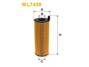 WIX FILTERS WL7439 alyvos filtras 
 Filtrai -> Alyvos filtras
057115561L, 057115561L, 057115561K