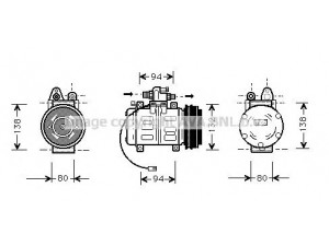 AVA QUALITY COOLING AIK180 kompresorius, oro kondicionierius 
 Oro kondicionavimas -> Kompresorius/dalys
034260805D