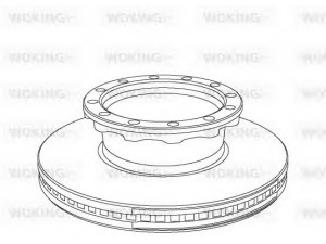 WOKING NSA1029.20 stabdžių diskas 
 Stabdžių sistema -> Diskinis stabdys -> Stabdžių diskas
1906438, 1906461, 2992470, 7179778