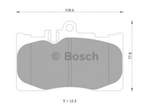 BOSCH 0 986 AB2 286 stabdžių trinkelių rinkinys, diskinis stabdys 
 Techninės priežiūros dalys -> Papildomas remontas