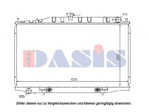 AKS DASIS 070099N radiatorius, variklio aušinimas
214101E400