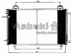 ASHUKI T555-07 kondensatorius, oro kondicionierius 
 Oro kondicionavimas -> Kondensatorius
88450-05100, 88450-05101
