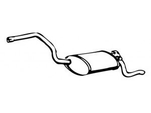 WALKER 05268 galinis duslintuvas 
 Išmetimo sistema -> Duslintuvas
2014900515, 2014903215