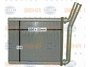 HELLA 8FH 351 029-461 šilumokaitis, salono šildymas 
 Šildymas / vėdinimas -> Šilumokaitis
87107-0K050