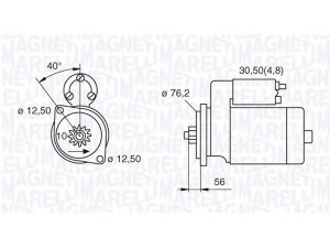 MAGNETI MARELLI 063521204060 starteris 
 Elektros įranga -> Starterio sistema -> Starteris
02T911023R, 02T911023RX