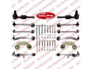 DELPHI TC1300KIT pakabos komplektas 
 Ašies montavimas/vairavimo mechanizmas/ratai -> Valdymo svirtis/pasukamosios svirties sujungimas -> Vairo trauklės (valdymo svirtis, išilginis balansyras, diago