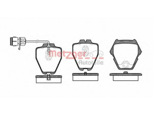 METZGER 0752.12 stabdžių trinkelių rinkinys, diskinis stabdys 
 Techninės priežiūros dalys -> Papildomas remontas
4D0 698 151, 4D0 698 151K, 4D0 698 151M