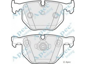 APEC braking PAD1266 stabdžių trinkelių rinkinys, diskinis stabdys 
 Techninės priežiūros dalys -> Papildomas remontas
34216753850, 34216758870, 34216761285