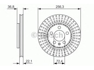 BOSCH 0 986 479 871 stabdžių diskas 
 Dviratė transporto priemonės -> Stabdžių sistema -> Stabdžių diskai / priedai
8L0 615 601, 8N0 615 601 B, 8L0 615 601